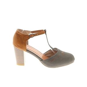 Stylish Two-Tone Women's Heels